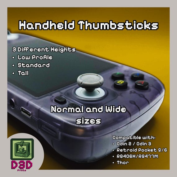 Thumbsticks for AYN THOR, Odin 2, Retroid Pocket 5, RG406H and more...