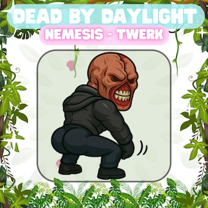 Dead by Daylight Nemesis Twerk Emote | Cute DBD Twitch Emote | Streaming Emote Pack | Horror Game Streamer Emote| Twitch, YouTube, Discord