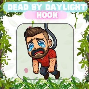 Dead by Daylight Hook Emote | Cute DBD Twitch Emote | Streaming Emote Pack | Horror Game Streamer Emoji for Chat | Twitch, YouTube, Discord