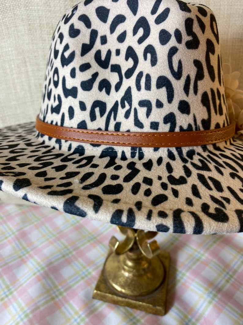 Cheetah Print Fedora