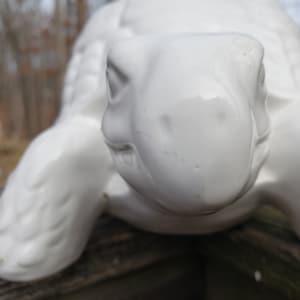 Vintage Ceramic Turtle Planter