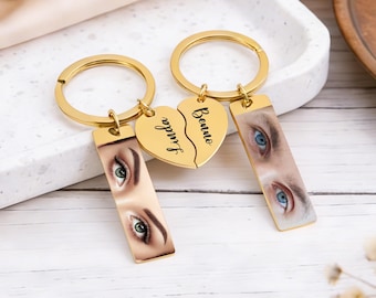 ティファニー ハートタグ キーリング スターリングシルバー 刻印入り