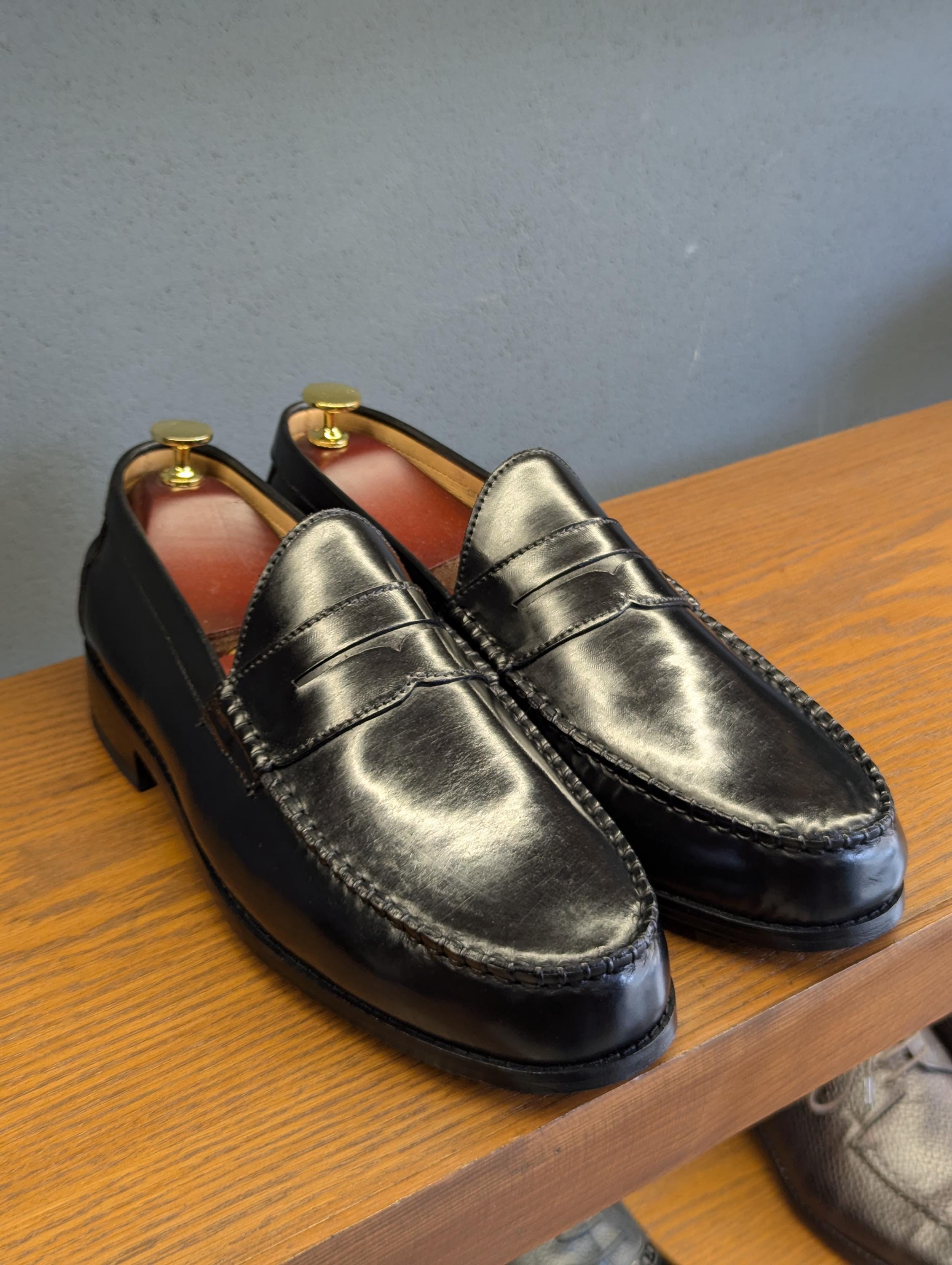 Leather penny loafer - Etsy 日本
