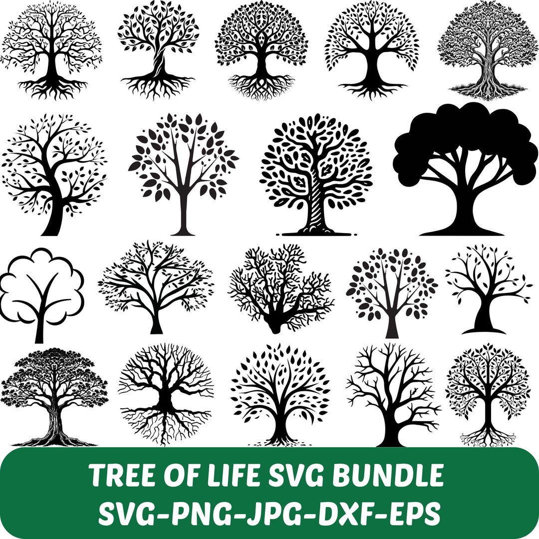 Tree of Life SVG Cut Files: Celtic Family Reunion Clipart (digital ...