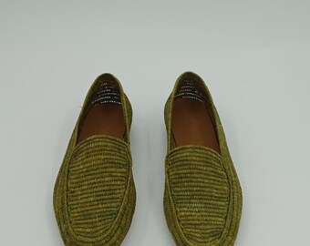 raffia slipper for men, hanmade raffia shoes, raffia shoes for men