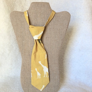 Little Guy Tie; Toddler Tie; Giraffe; All Occasion
