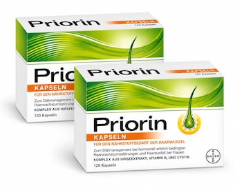 Capsules capillaires Priorin, 2 boîtes, 240 unités au total – Vendues par Priorin products