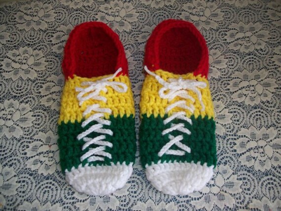tennis shoe slipper pattern
