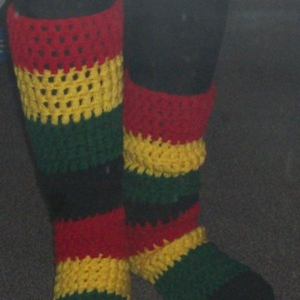 Rasta Sock Slippers