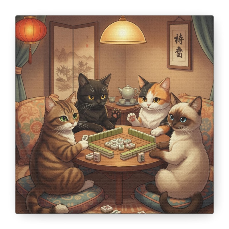 Mahjong Artwork - Etsy