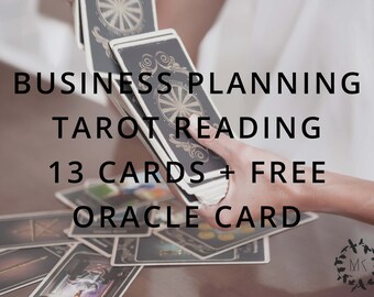 Business Planning 13 Card Tarot Reading | All About You | Professional | Accurate | Life Coaching | Free Oracle | Witch | 72 Hour Response
