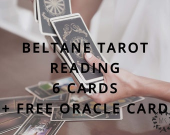 Beltane 6 Card Tarot Reading | Manifest Abundance | Professional | Accurate | Life Coaching | Free Oracle Card | Witch | 72 Hours Response