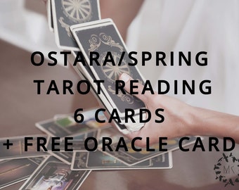 Ostara Spring Equinox  6 Card Tarot Reading | Professional | Accurate | Life Coaching | Free Oracle Card | Witch | 72 Hours Response