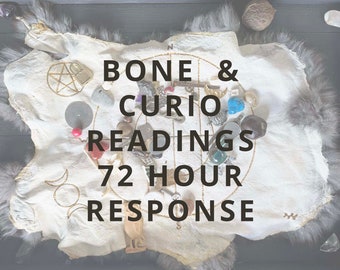 Bone Reading | Love Family Career Spiritual Guidance | 72 hour Turnaround | Witchcraft | Intuitive Reading | Divination | Osteomancy | Witch