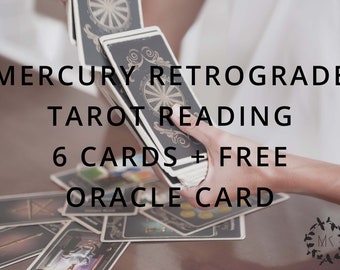 Mercury Retrograde 6 Card Tarot Reading | Professional | Accurate | Life Coaching | Free Oracle Card | Witch | 72 Hours Response