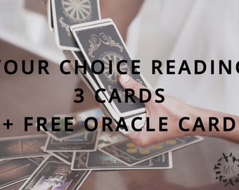 3 Card Tarot Reading | Professional | Accurate | Past Present Future | Life Coaching | Free Oracle Card | Goal Setting | Witch | 72 Hours |