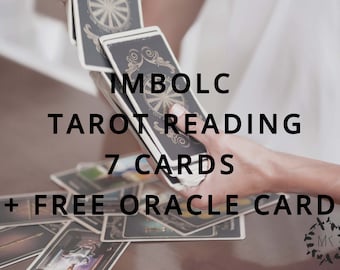 Imbolc Release and Let Go 7 Card Tarot Reading | Professional | Accurate | Life Coaching | Free Oracle Card | Witch | 72 Hours Response
