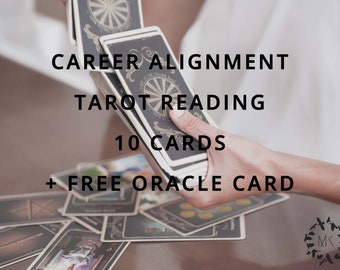 Career Alignment 10 Card Tarot Reading | Professional | Accurate | Life Coaching | Free Oracle Card | Witch | 72 Hours Response |
