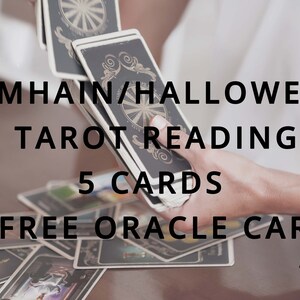 Samhain Halloween Lettura dei Tarocchi con 5 carte / Professionale / Accurato / Antenati / Life Coaching / Carta Oracle gratuita / Strega / Risposta entro 72 ore