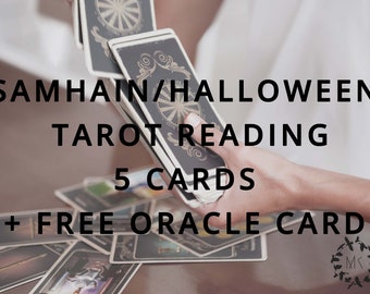 Samhain Halloween 5 Card Tarot Reading | Professional | Accurate | Ancestors | Life Coaching | Free Oracle Card | Witch | 72 Hours Response