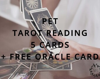 Pet Feeling Needs 5 Card Tarot Reading | Cat Dog | Professional | Animal Lover | Pet Parent | Free Oracle Card | Witch | 72 Hours Response