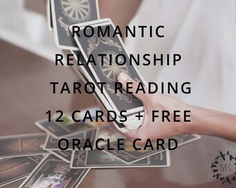 Love Romantic Relationship 12 Tarot Card Reading | Professional | Accurate | Free Oracle Card | Witch | 72 Hour | Msg 4 Polyamorous Readings
