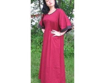 Cotton tunic gown