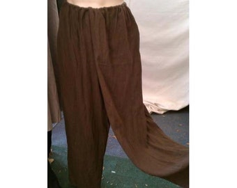 Linen Medieval Pants. SCA LARP Rennaissance