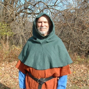 Linen Hood.  One size fits most.