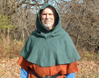 Linen Hood.  One size fits most.