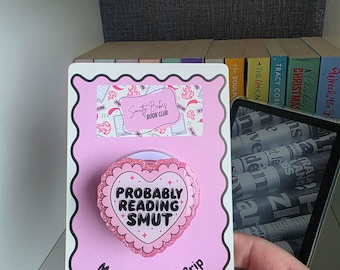 Smut Heart Magnetic Kindle Grip Holder, Phone Grip Holder, Kindle accessory