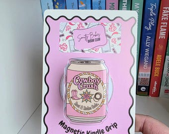 Cowboy Crush Magnetic Kindle Grip | Western Romance Kindle Accessory | Smut Reader Gift | Bookish E-Reader Grip