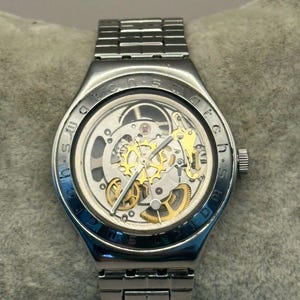 Swatch - Body & Soul - YAS100G - Irony - Automatisk - Rostfritt stål