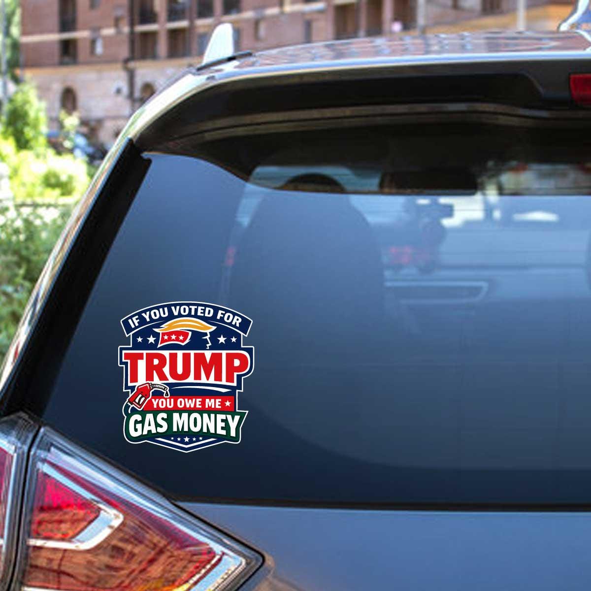 Ebp Sticker Trump Gas Money Vinyl Decal – Car, Laptop, Window Sticker - Etsy