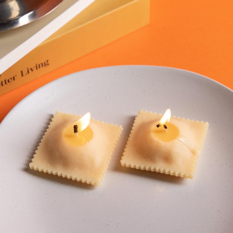 Farfella Ravioli Rigatoni Pasta Candle Set - Thumbnail 5