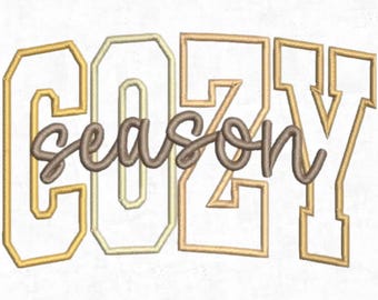 Cozy Season Embroidery Files – Digital Download