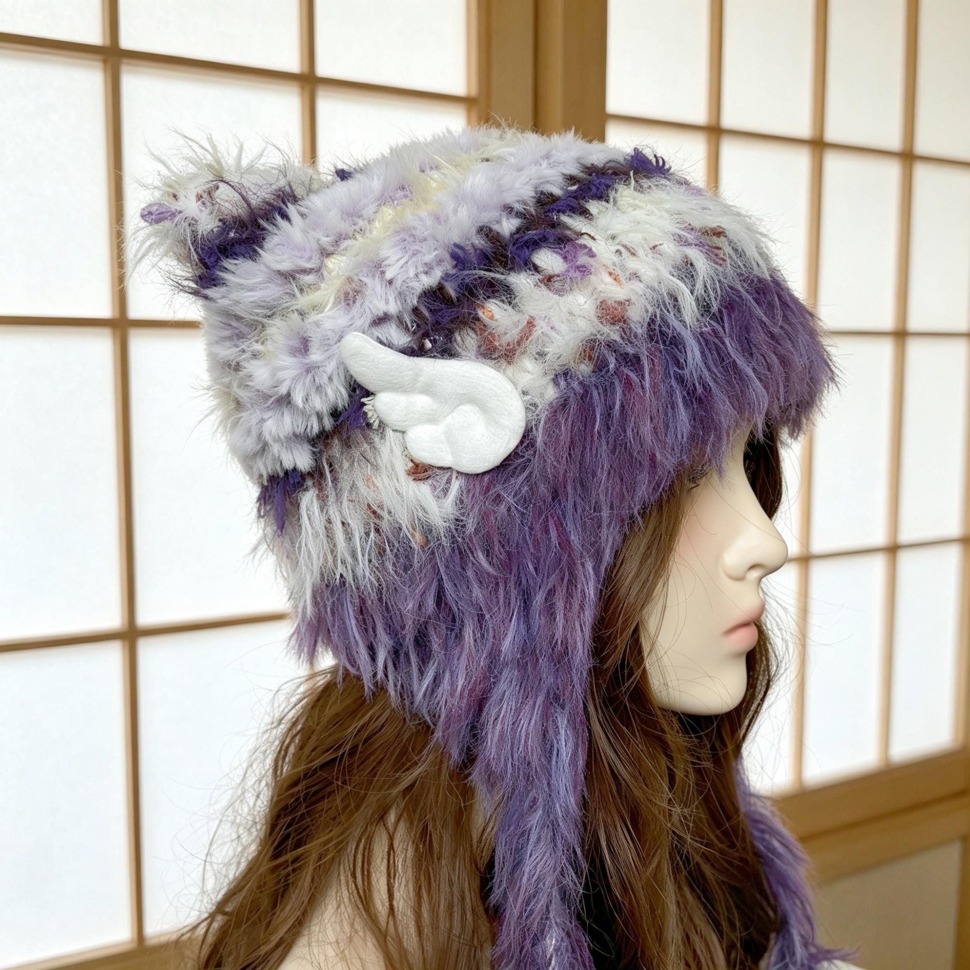 Y2k Faux Fur Hat - Etsy