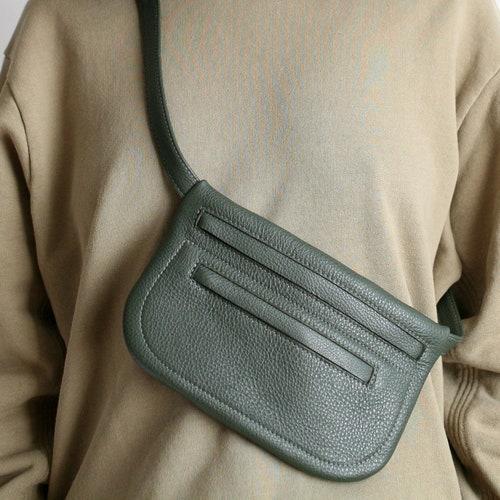 Fanny Pack Double Zipper Belt Bag Hip Bag Hip Pouch Travel Etsy