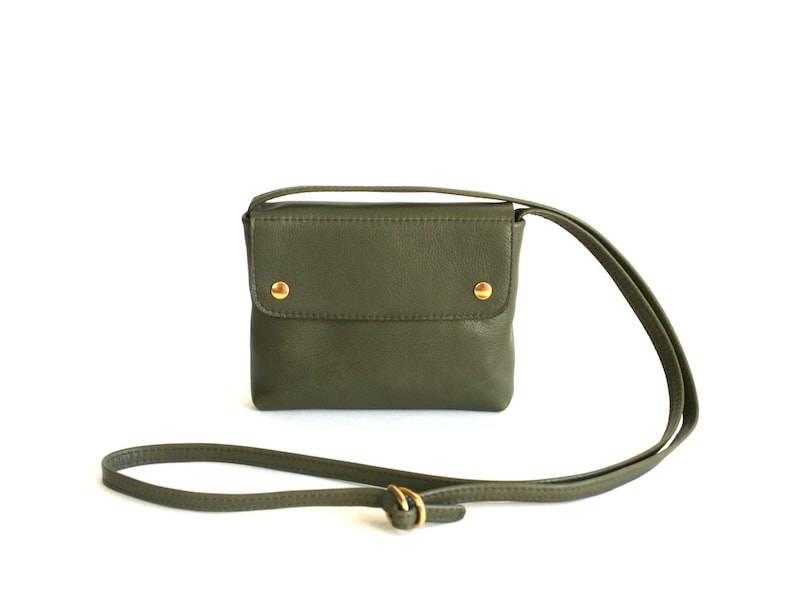 mini leather purse