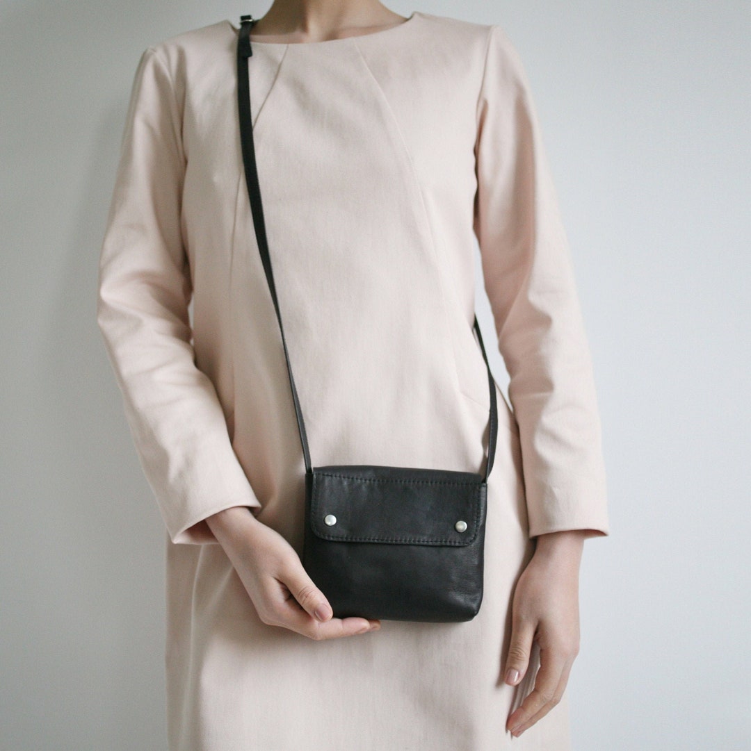 Lucie Small Pebbled Leather Crossbody Bag