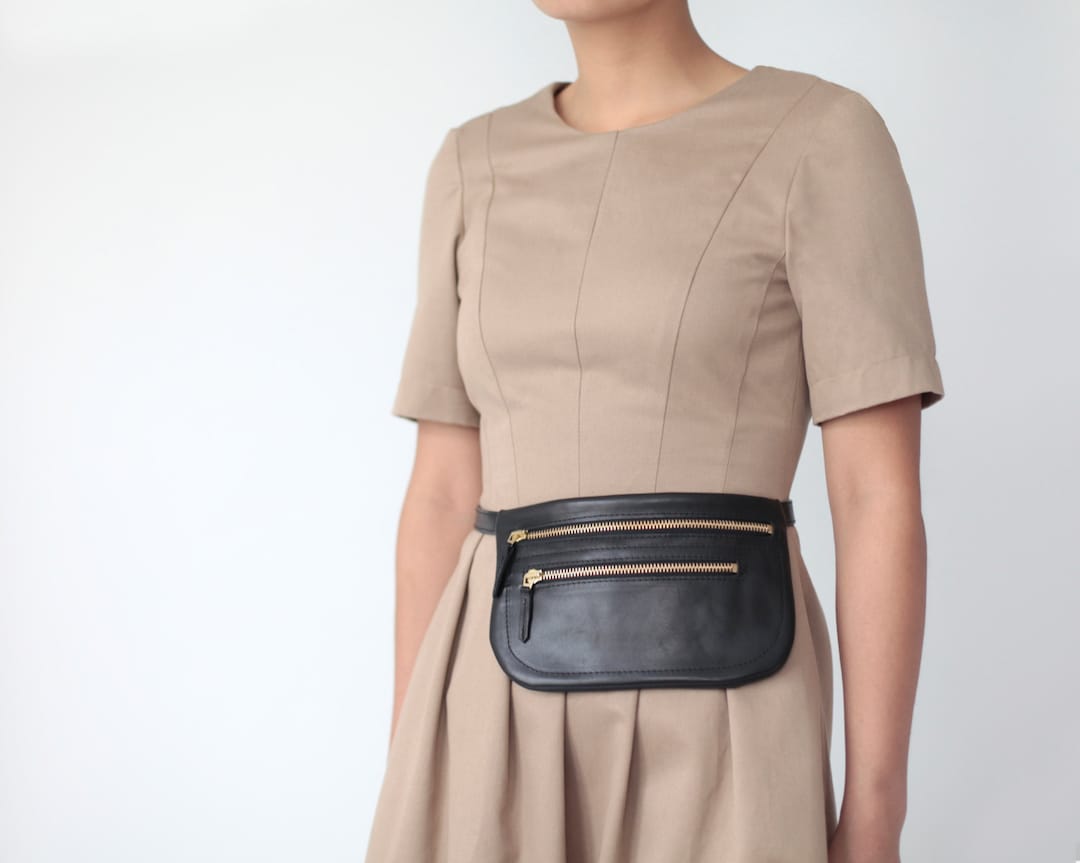 Fanny Pack, Double Zipper Belt Bag, Hip Bag, Hip Pouch