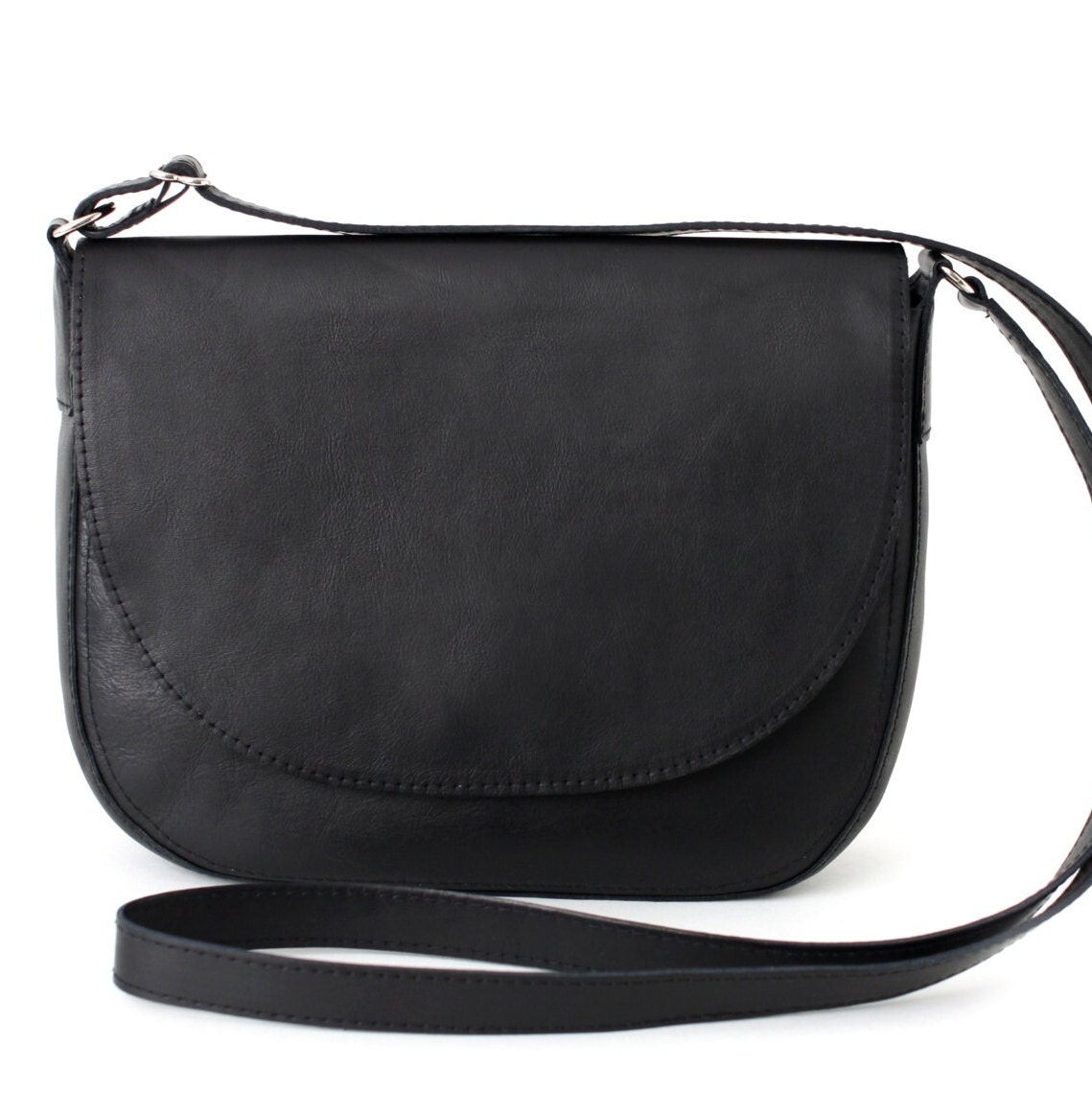 Askrykins Luxury Saddle Small fashionable Bag in Black