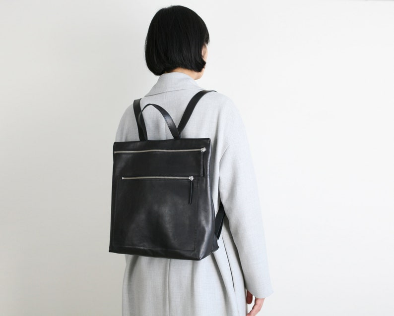 Leather Backpack Backpack Purse Hipster Backpack Etsy