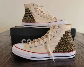 Studded Converse Shoes, High Top Studded Shoes *2 sides studded*