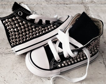 Kinder beschlagene Popschuhe, Kleinkind, Kleinkind beschlagene converse hohe Spitze