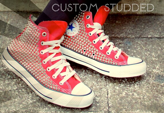 spiked converse shoes
