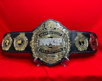 IWGP Heavyweight Wrestling Championship Belt Adult Size Brass Plates Good Quality