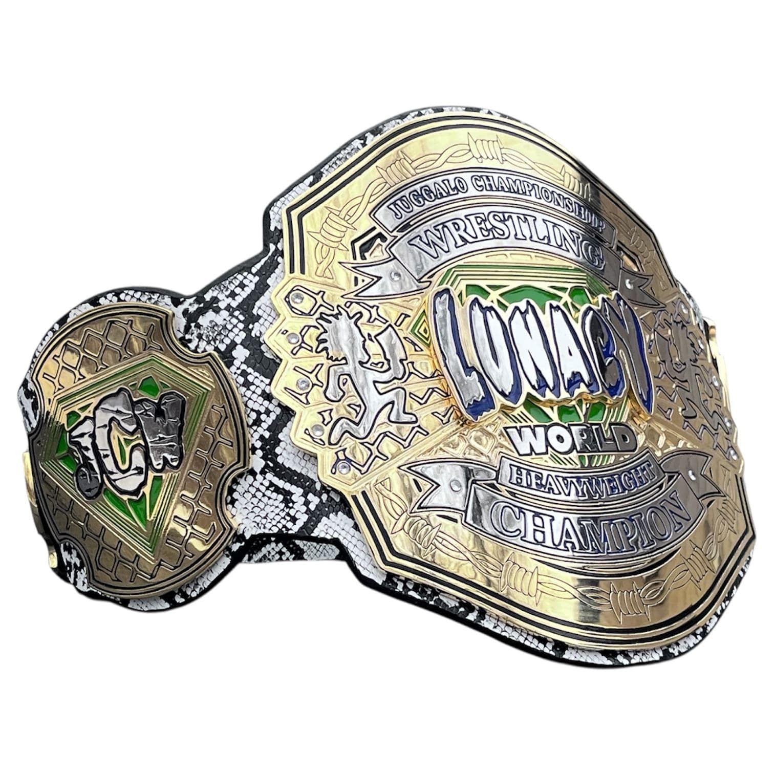 JCW Lunacy World Heavyweight Championship Belt: Gold Plated, Real