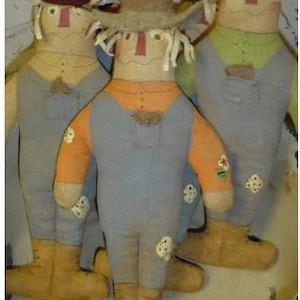 Primitive Scarecrow Bowl Filler &quot;Stanley&quot;