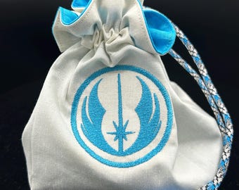 Star Wars Jedi Order Dice Bag Electric Blue